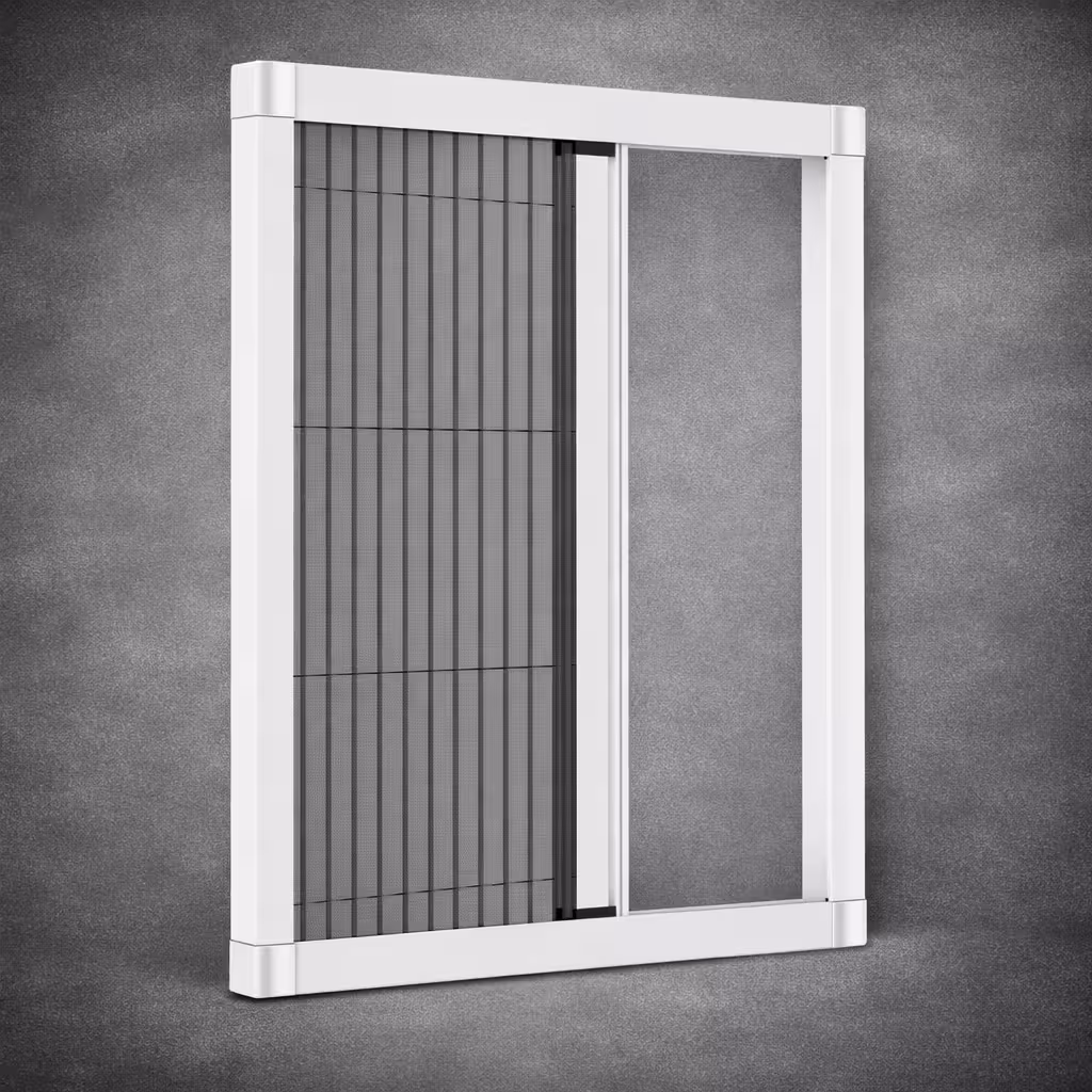 Plise komarnik ugrađen na balkonskim vratima